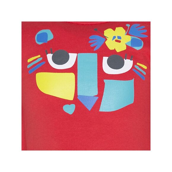 Tuctuc - Toddler Girls' Red Graphic Dress, size 2 - Picture 2 of 3